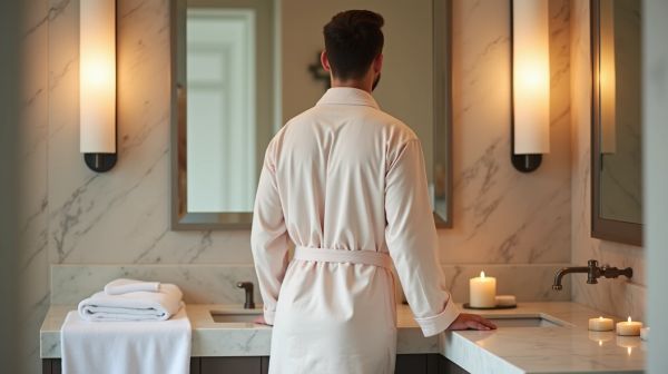 Choisir un peignoir homme : style et confort pour chaque moment